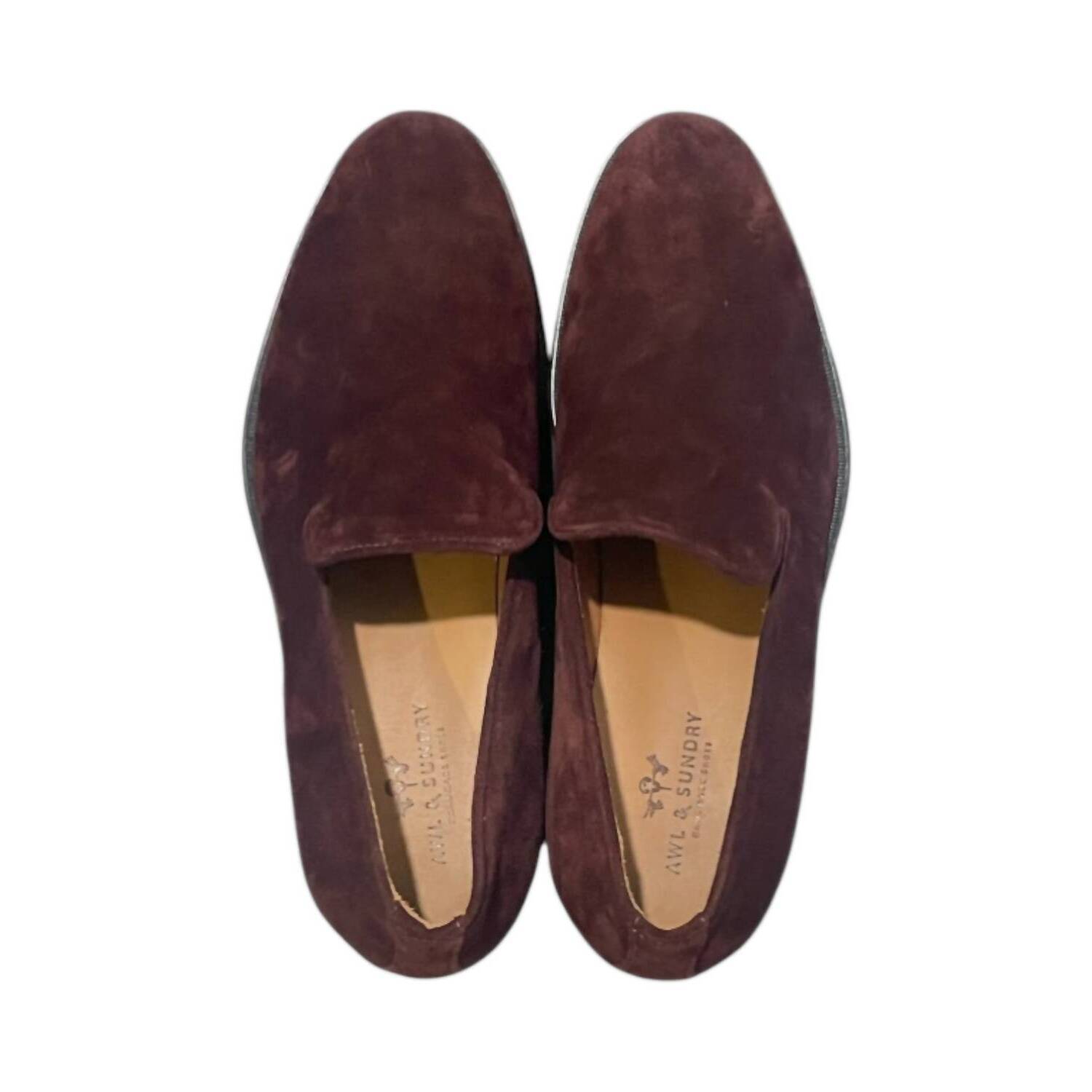 New Awl & Sundry Men's Casual Slip On Shoe In Burgundy